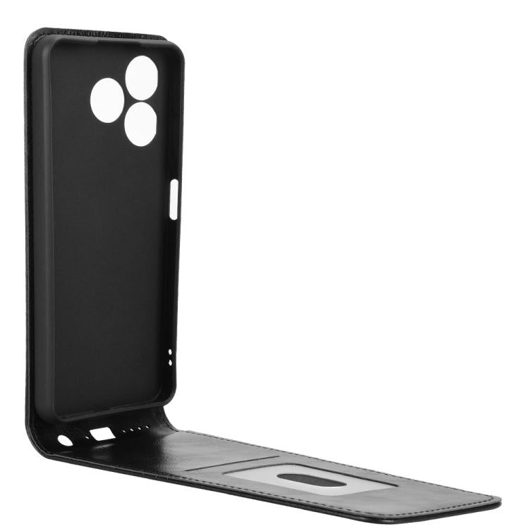 For Blackview Wave 8 / 8C / Oscal Flat 2 Magnetic Vertical Flip Leather Phone Case