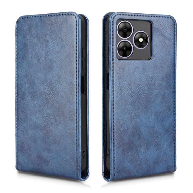For Blackview Wave 8 / 8C / Oscal Flat 2 Magnetic Vertical Flip Leather Phone Case
