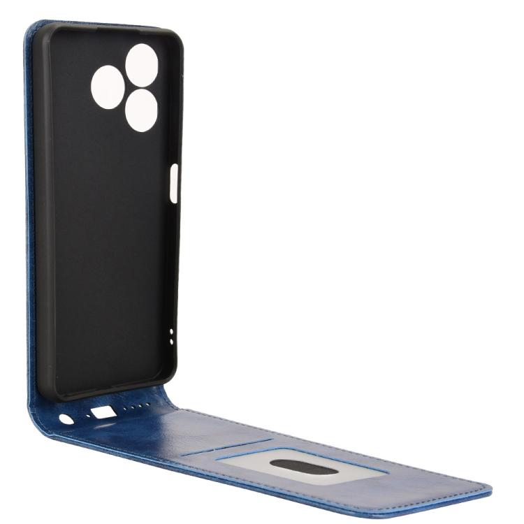 For Blackview Wave 8 / 8C / Oscal Flat 2 Magnetic Vertical Flip Leather Phone Case