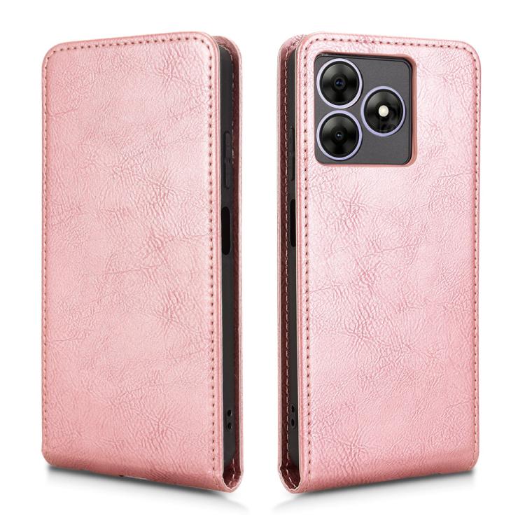 For Blackview Wave 8 / 8C / Oscal Flat 2 Magnetic Vertical Flip Leather Phone Case