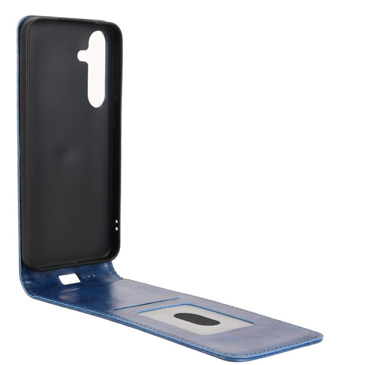 For Samsung Galaxy S24 FE 5G Magnetic Vertical Flip Leather Phone Case