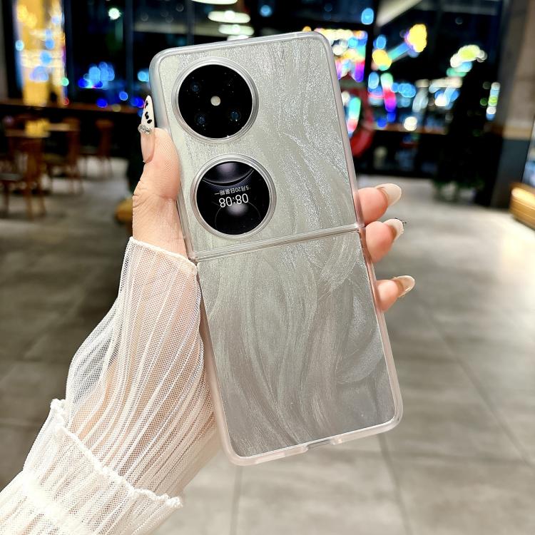 For Huawei P50 Pocket Transparent Edge PC Folding Phone Case