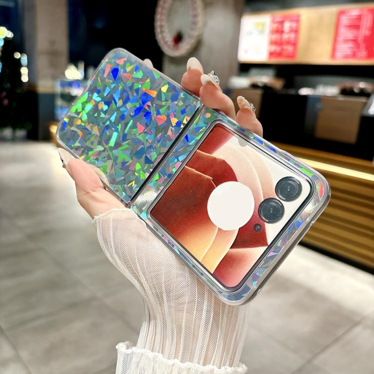 For Motorola Razr 50 Ultra Transparent Edge PC Folding Phone Case