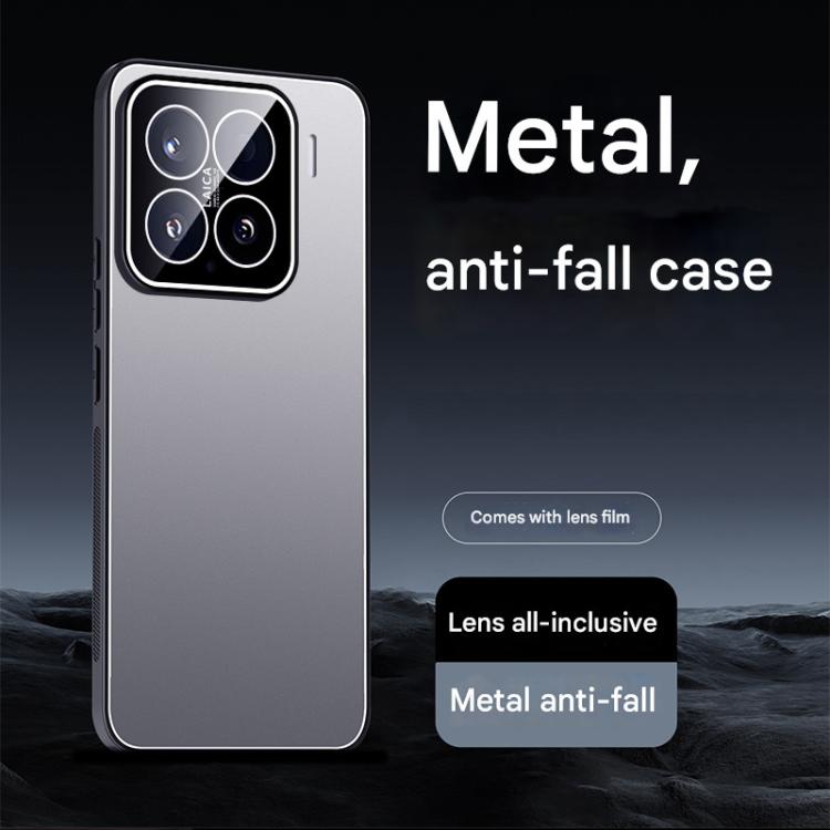 For Xiaomi 15 Ice Aluminum Metal Explosion-proof Frosted Phone Case