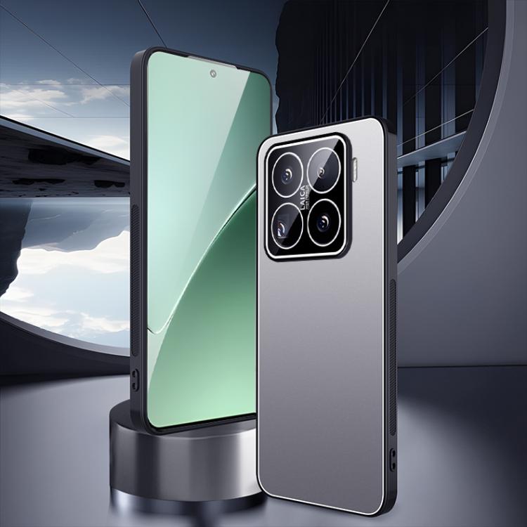 For Xiaomi 15 Pro Ice Aluminum Metal Explosion-proof Frosted Phone Case