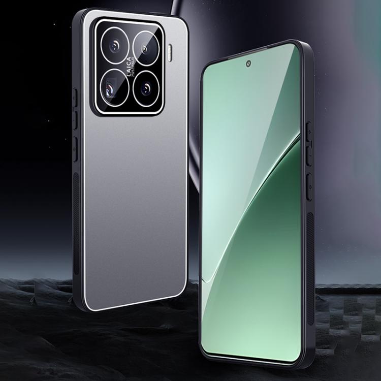 For Xiaomi 15 Pro Ice Aluminum Metal Explosion-proof Frosted Phone Case