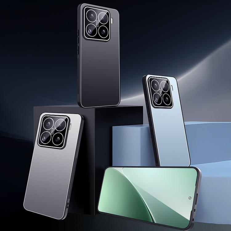 For Xiaomi 15 Pro Ice Aluminum Metal Explosion-proof Frosted Phone Case