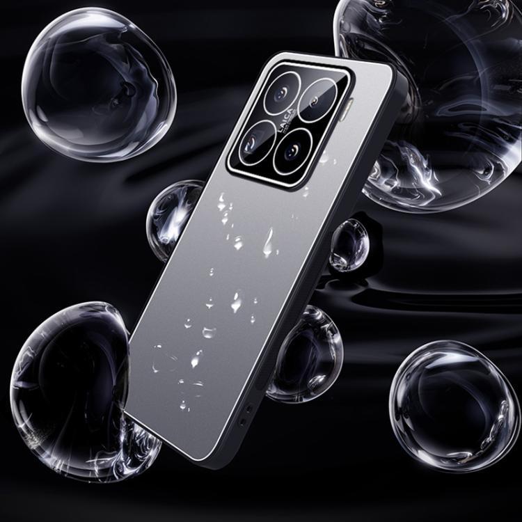 For Xiaomi 15 Pro Ice Aluminum Metal Explosion-proof Frosted Phone Case