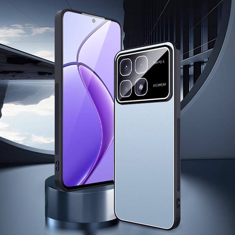 For Redmi K70 Ultra Ice Aluminum Metal Explosion-proof Frosted Phone Case