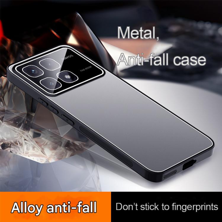 For Redmi K70 / K70 Pro Ice Aluminum Metal Explosion-proof Frosted Phone Case