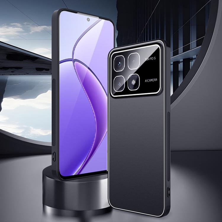 For Redmi K70 / K70 Pro Ice Aluminum Metal Explosion-proof Frosted Phone Case