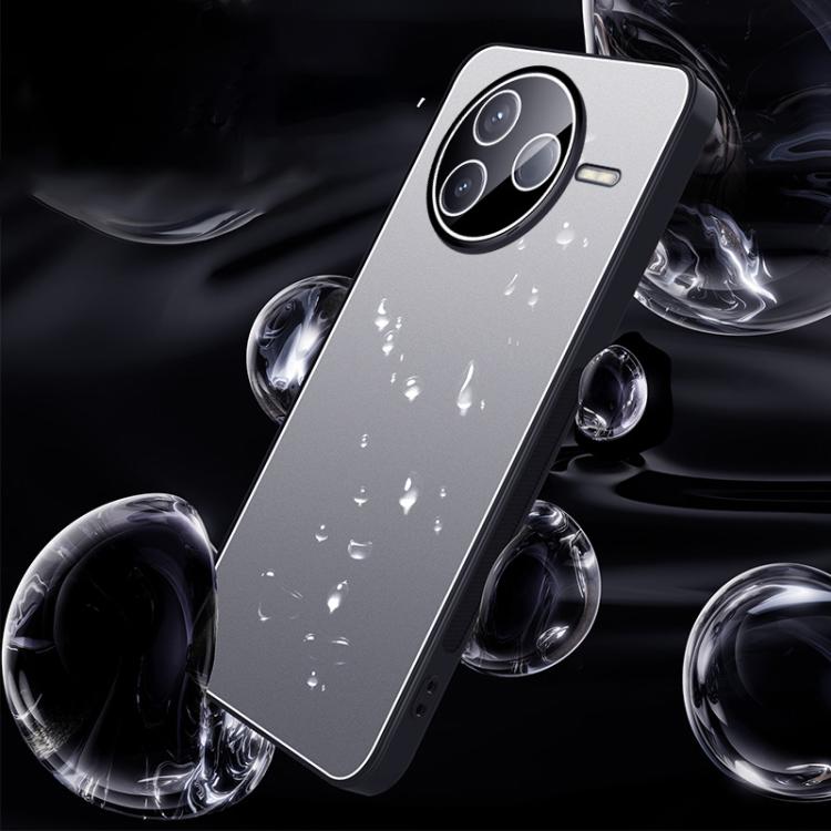 For Redmi K80 Ice Aluminum Metal Explosion-proof Frosted Phone Case