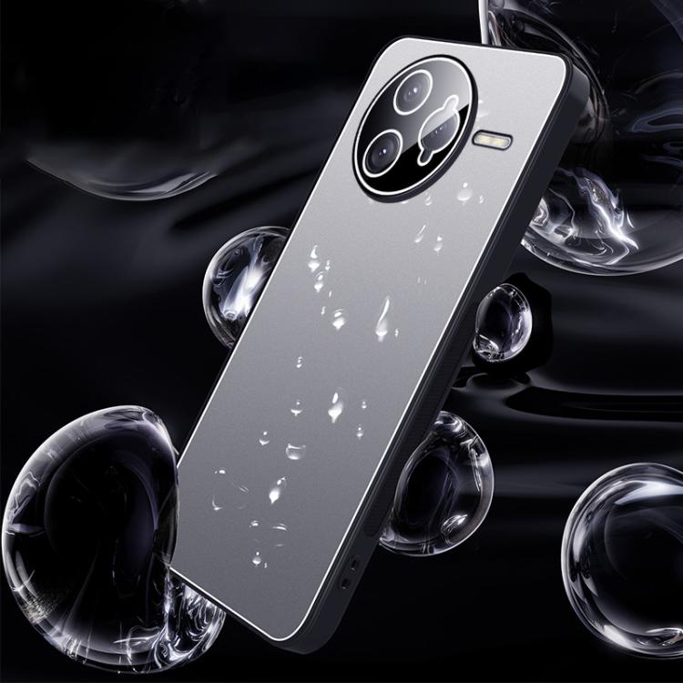 For Redmi K80 Pro Ice Aluminum Metal Explosion-proof Frosted Phone Case