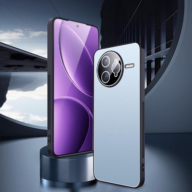 For Redmi K80 Pro Ice Aluminum Metal Explosion-proof Frosted Phone Case