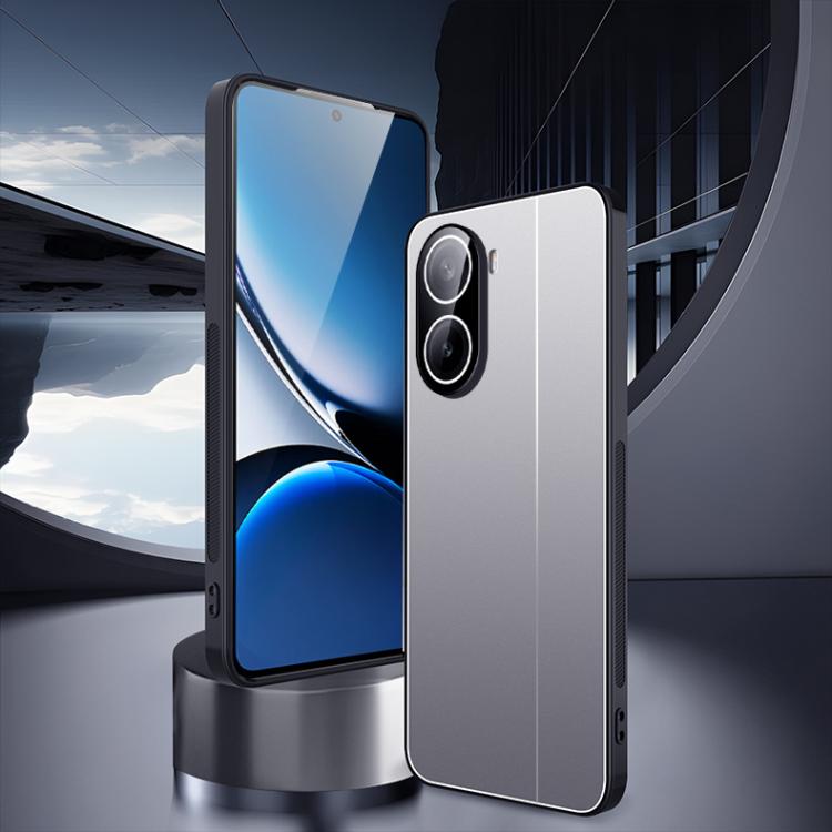 For Redmi Trubo 4 Ice Aluminum Metal Explosion-proof Frosted Phone Case