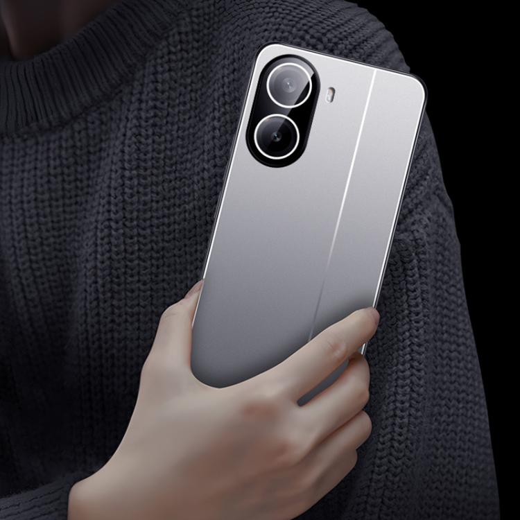 For Redmi Trubo 4 Ice Aluminum Metal Explosion-proof Frosted Phone Case