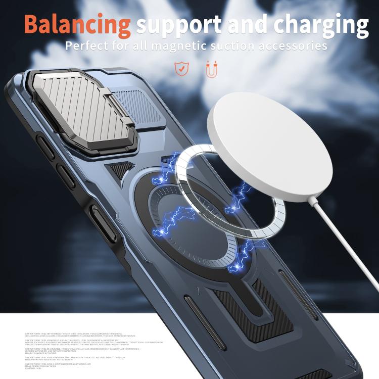 For Samsung Galaxy A05 Shield Frame Holder MagSafe Phone Case