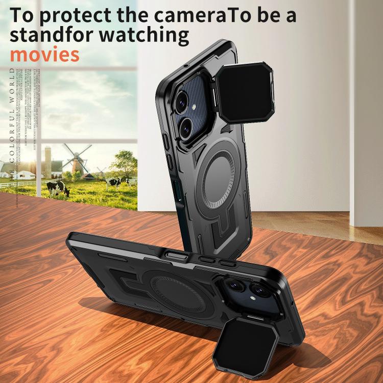 For Samsung Galaxy A05 Shield Frame Holder MagSafe Phone Case
