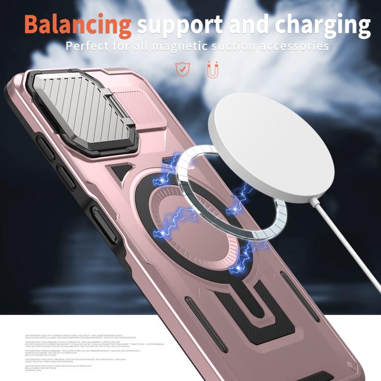 For Samsung Galaxy A05 Shield Frame Holder MagSafe Phone Case
