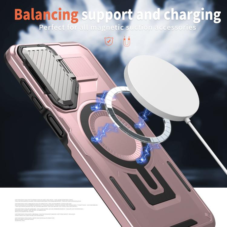For Samsung Galaxy A05s Shield Frame Holder MagSafe Phone Case