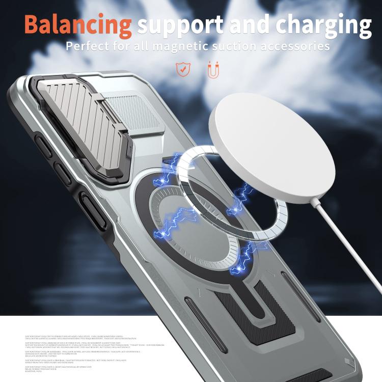 For Samsung Galaxy A05s Shield Frame Holder MagSafe Phone Case