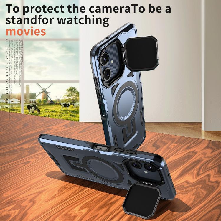 For Samsung Galaxy A06 4G / 5G Shield Frame Holder MagSafe Phone Case
