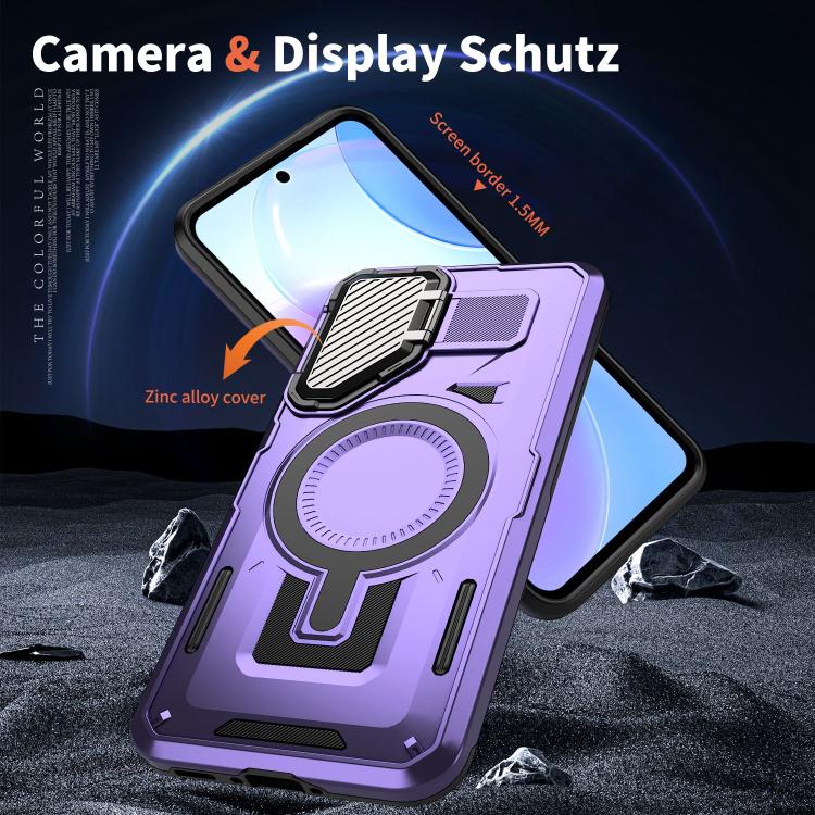 For Samsung Galaxy A56 5G Shield Frame Holder MagSafe Phone Case