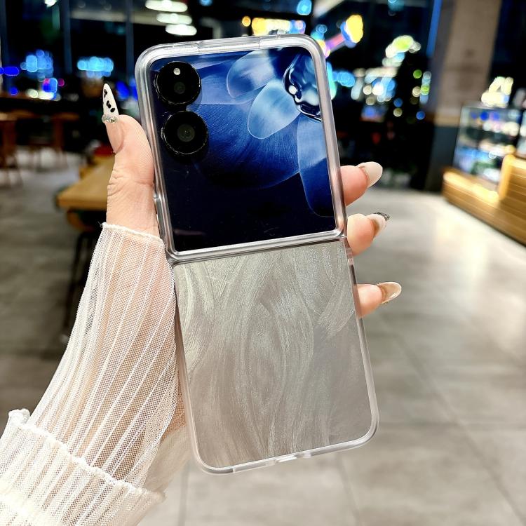 For Xiaomi Mix Flip Transparent Edge PC Folding Phone Case