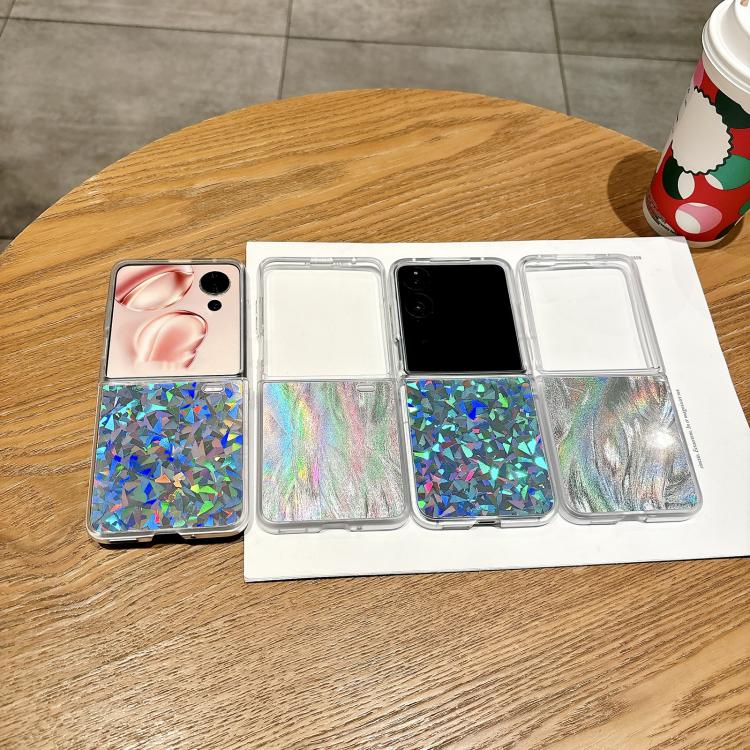 For Xiaomi Mix Flip Transparent Edge PC Folding Phone Case