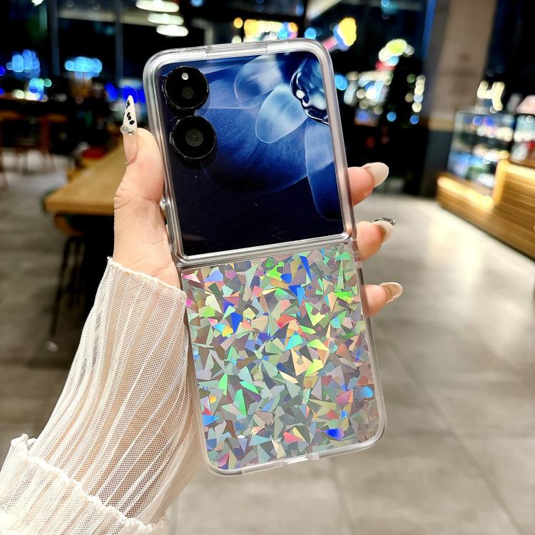 For Xiaomi Mix Flip Transparent Edge PC Folding Phone Case