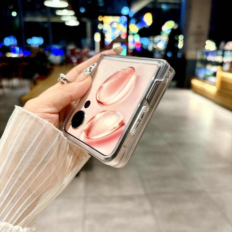 For Xiaomi Mix Flip Transparent Edge PC Folding Phone Case