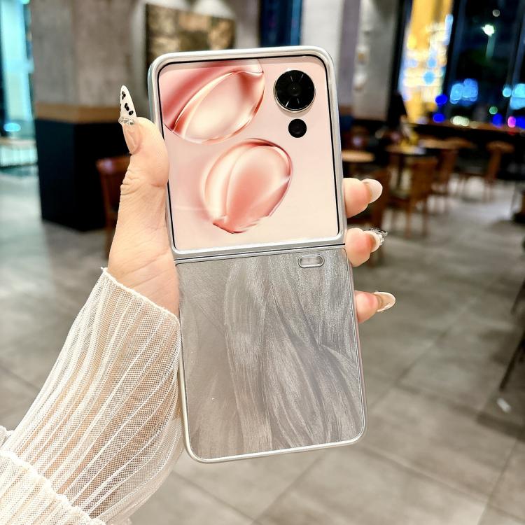 For Honor Magic V Flip Silver Edge PC Folding Phone Case