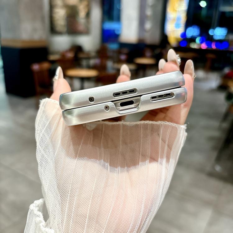 For Honor Magic V Flip Silver Edge PC Folding Phone Case