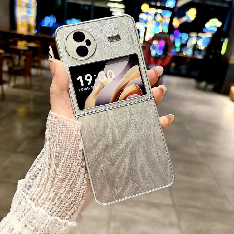 For vivo X Flip Silver Edge PC Folding Phone Case
