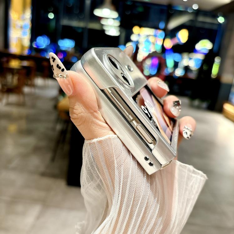For vivo X Flip Silver Edge PC Folding Phone Case