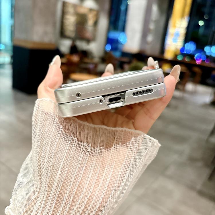 For Huawei nova Flip Silver Edge PC Folding Phone Case