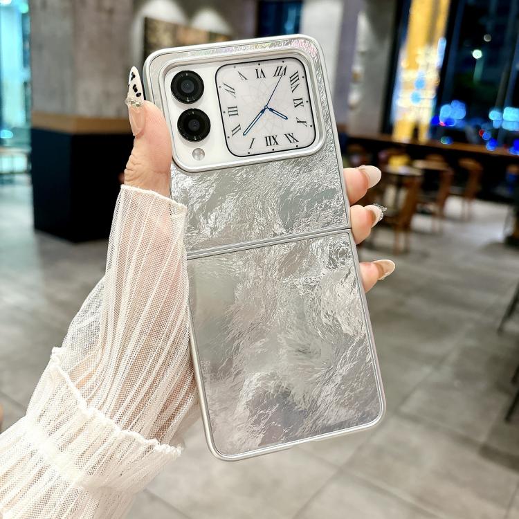 For Huawei nova Flip Silver Edge PC Folding Phone Case
