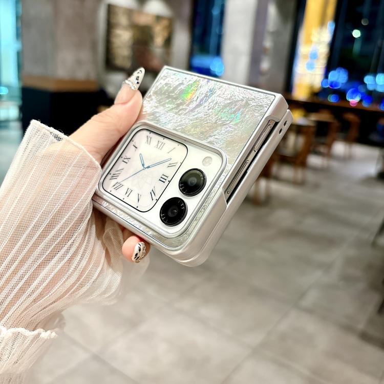 For Huawei nova Flip Silver Edge PC Folding Phone Case