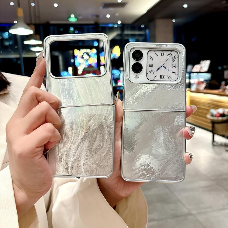 For Huawei nova Flip Silver Edge PC Folding Phone Case