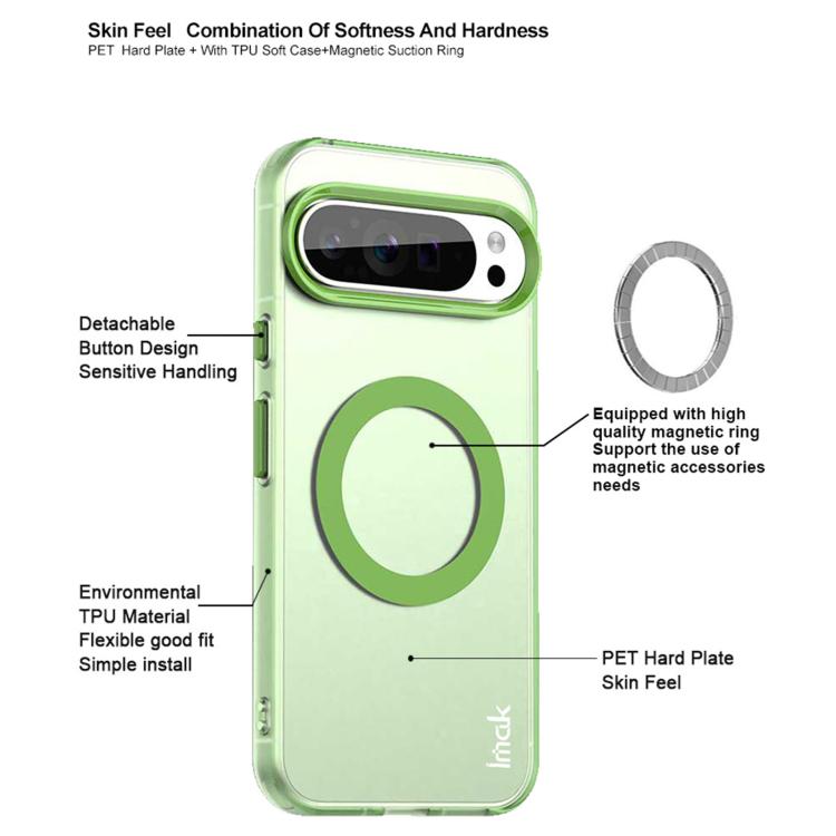 For Google Pixel 9 Pro XL IMAK Candy Series Shockproof MagSafe Phone Case