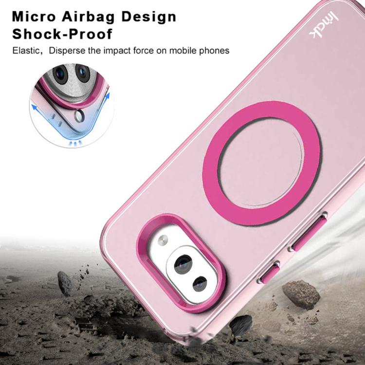 For Google Pixel 9a IMAK Candy Series Shockproof MagSafe Phone Case