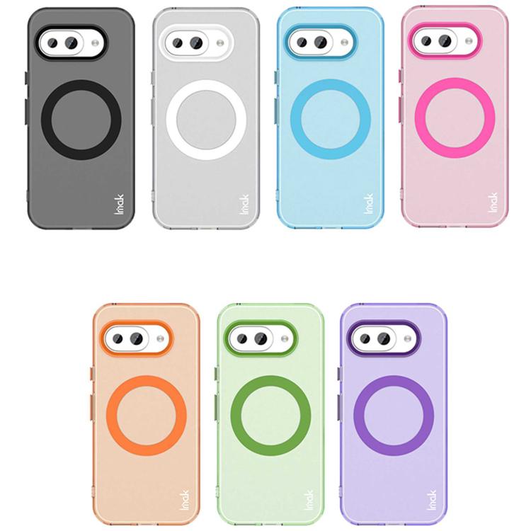 For Google Pixel 9a IMAK Candy Series Shockproof MagSafe Phone Case