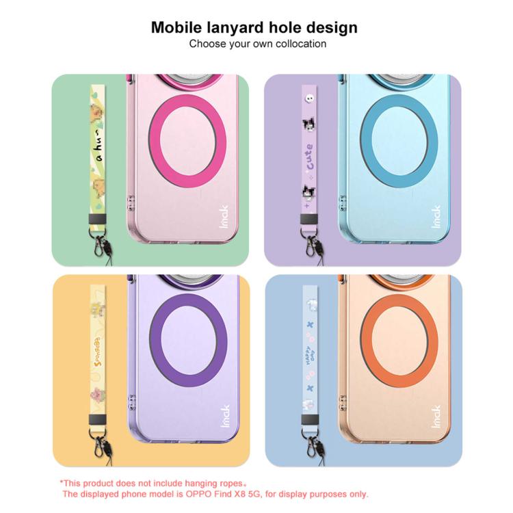 For OPPO Find X8 IMAK Candy Series Shockproof MagSafe Phone Case