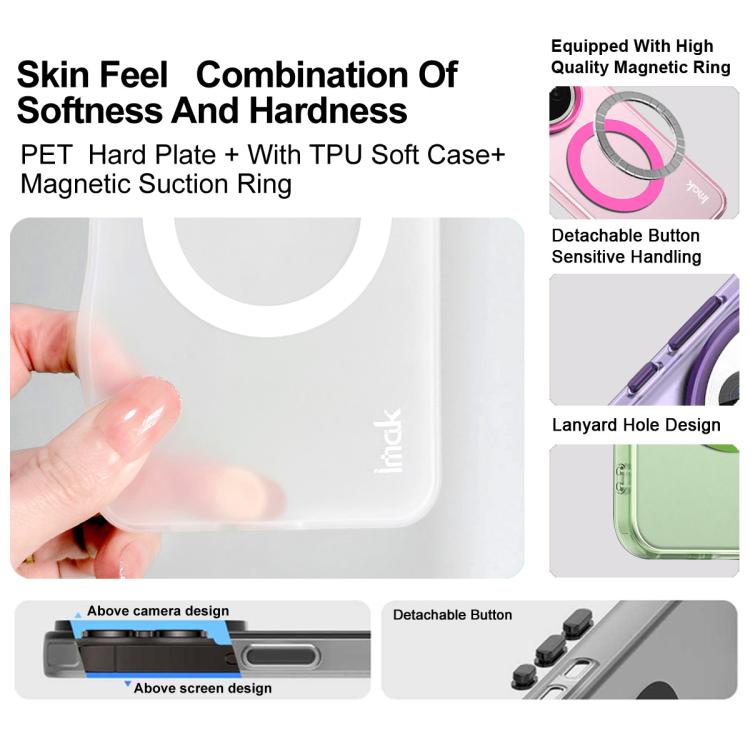For OPPO Reno15 Pro 5G Global IMAK Candy Series Shockproof MagSafe Phone Case