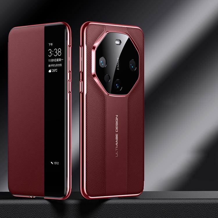 For Huawei Mate 60 Pro Smart View Window Imitation Ultimate Design Phone Case