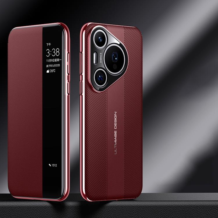 For Huawei Pura 70 Smart View Window Imitation Ultimate Design Phone Case