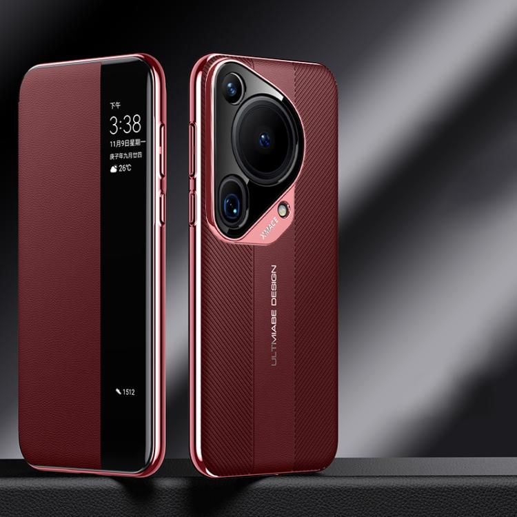 For Huawei Pura 70 Ultra Smart View Window Imitation Ultimate Design Phone Case