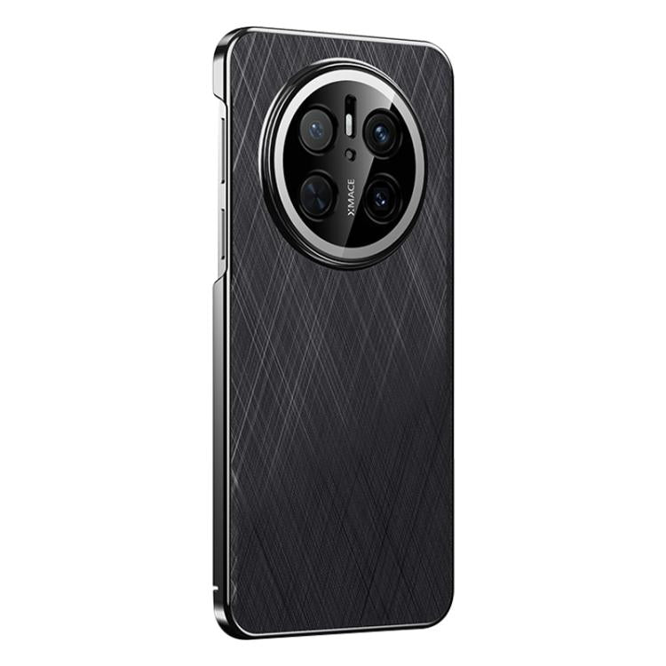 For Huawei Mate 70 Plain Leather Paint PC Phone Case