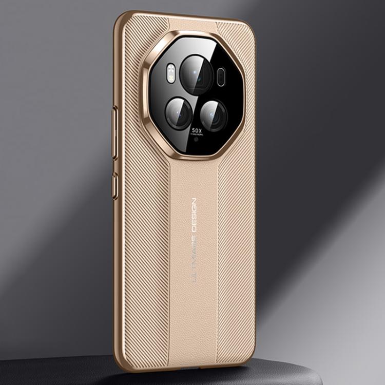 For Honor Magic6 Imitation Ultimate Design Plain Leather Phone Case
