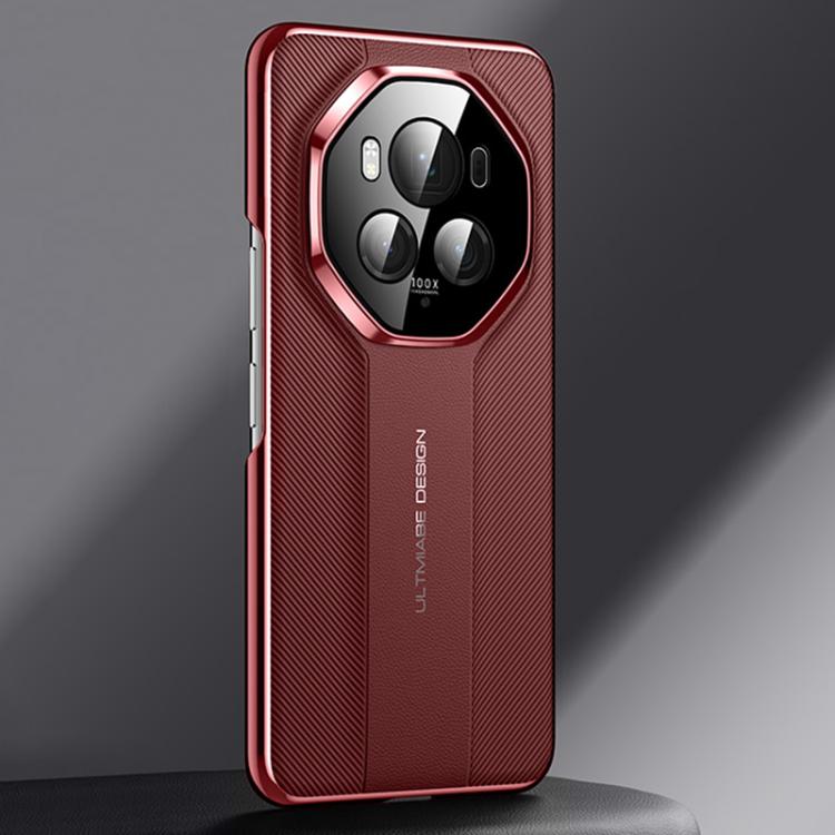 For Honor Magic6 Pro Imitation Ultimate Design Plain Leather Phone Case